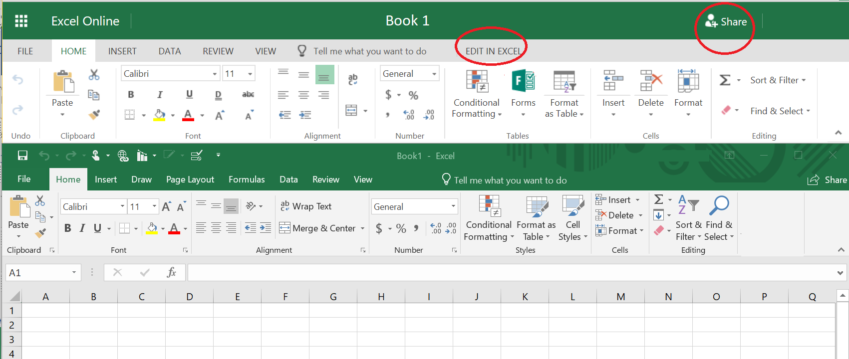 Using Excel Online For File Sharing With Onedrive And Excel Desktop