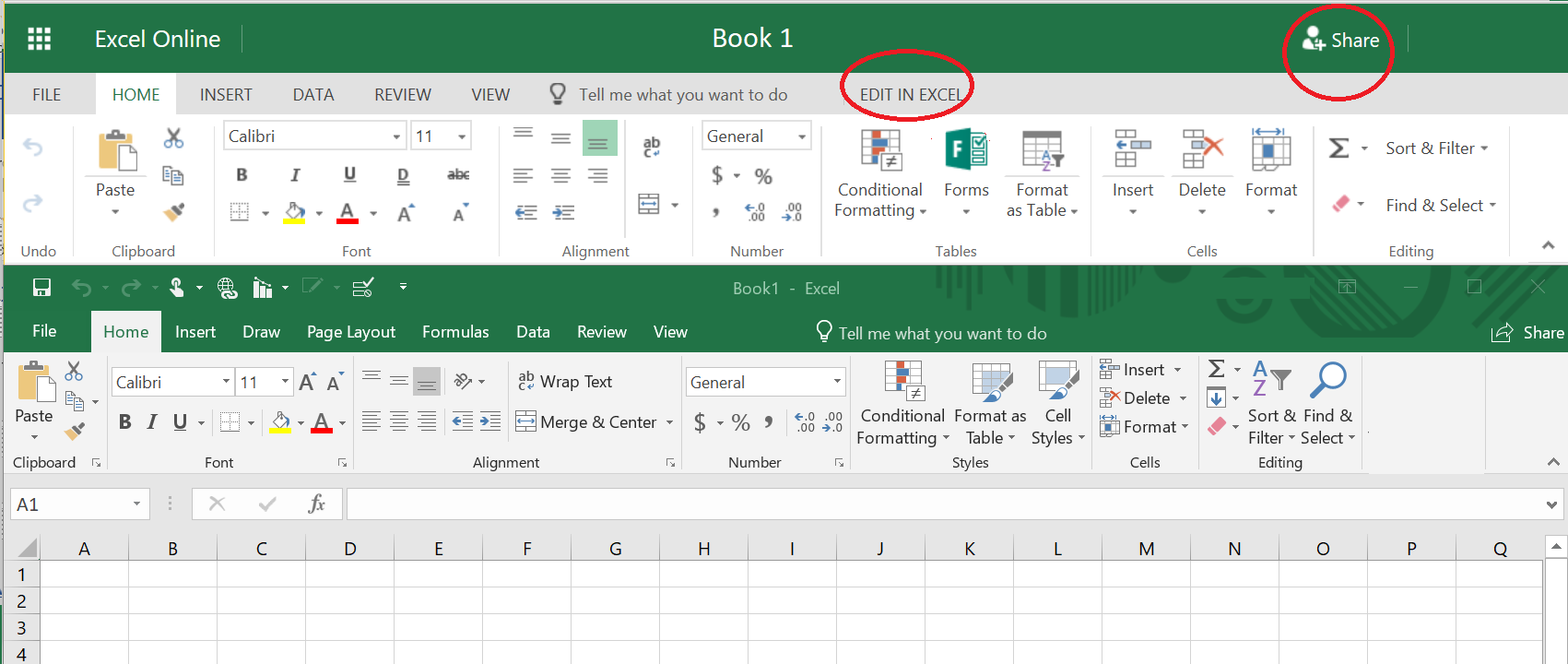 Using Excel Online For File Sharing With OneDrive And Excel Desktop 